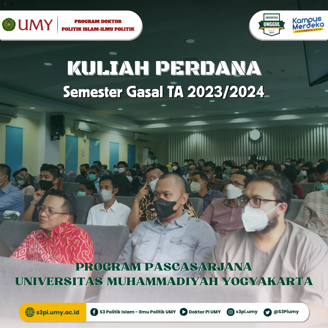 Kuliah Perdana Program Pascasarjana Semester Gasal TA 2023/2024